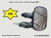 Desni retrovizor za Fiat Doblo Mk1